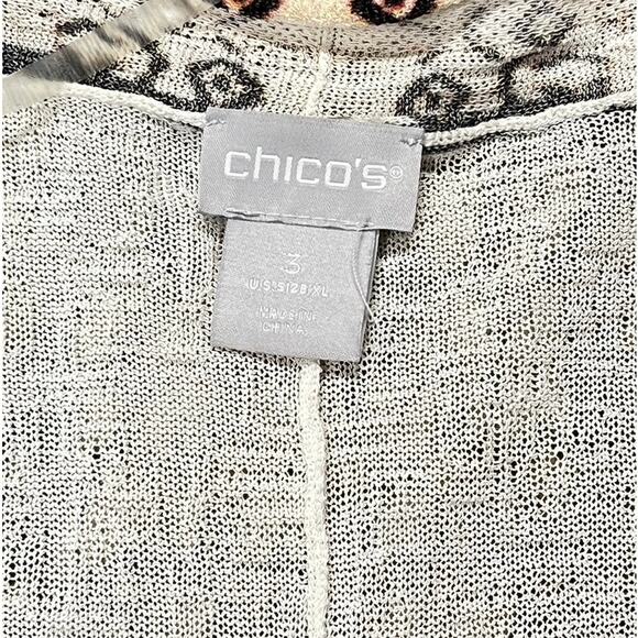 Chico’s Beachcomber Cardi Kimono Sweater XL - Picture 7 of 9